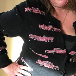 Michael Simon XL Mary Kay Pink Cadillac Sweater.